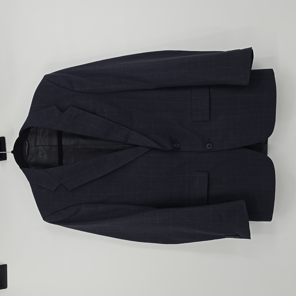 Christian Dior Pin Stripes Mens Blue Blazer Size 39L